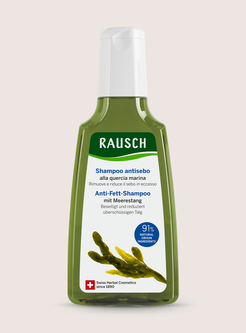 Rausch Shampoo Antisebo alla Quercia Marina 200 ml