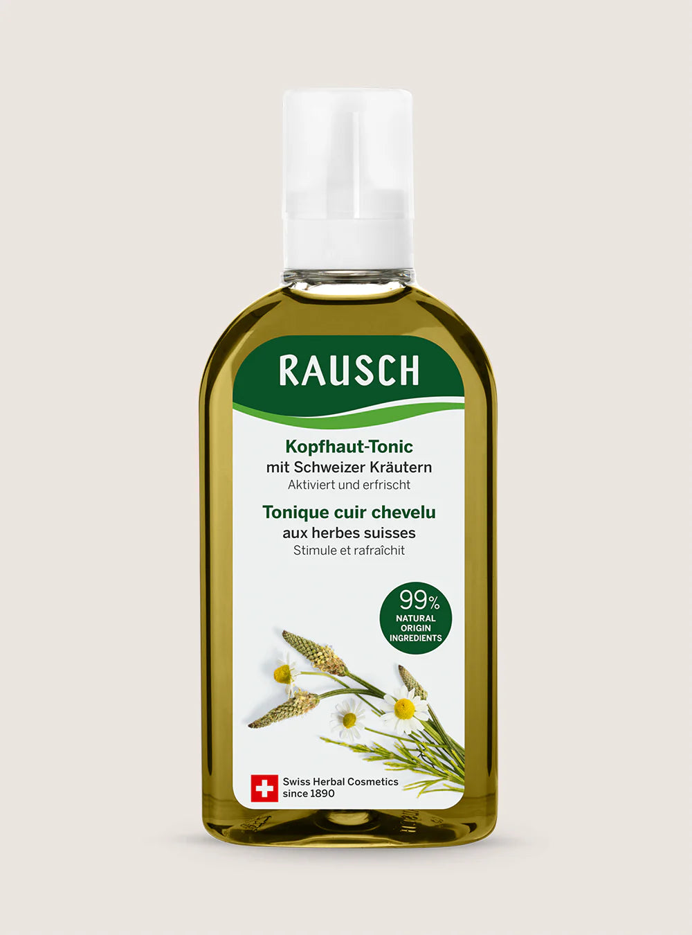 Rausch Tonificante per Cuoio Capelluto alle Erbe Svizzere 200 ml