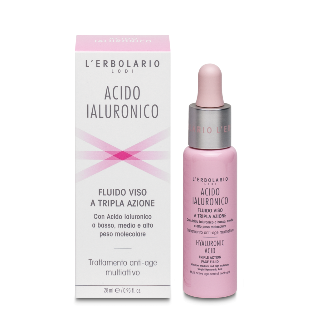 L'Erbolario Acido Ialuronico Fluido Viso 28 ml