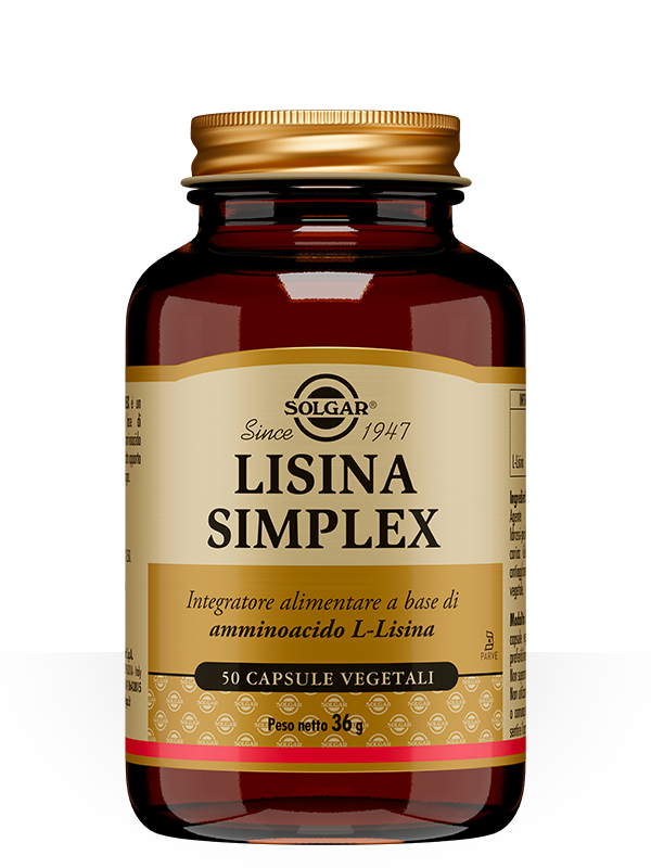 Solgar Lisina Simplex 50 capsule vegetali