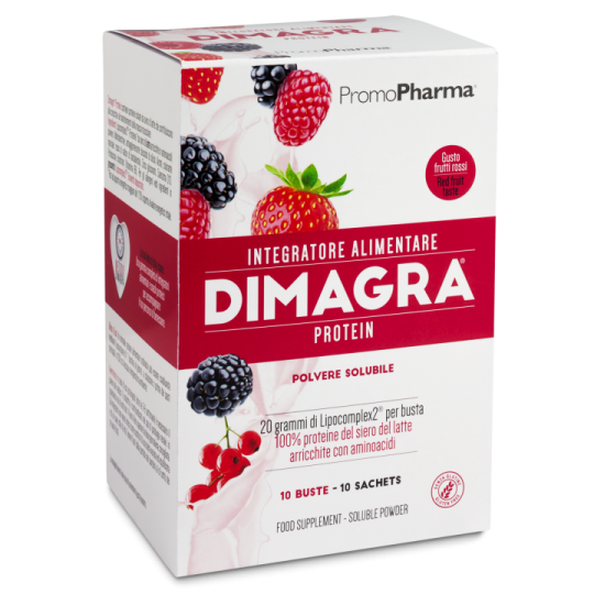 Dimagra® Protein Gusto Red Fruit 10 buste